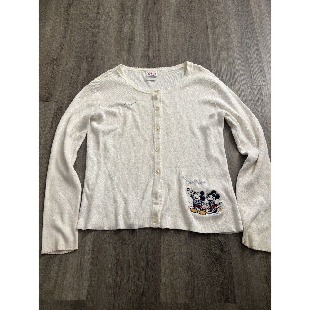 Disney Store's Mickey & Minnie at the Seashore Lady's Sweater size Medium